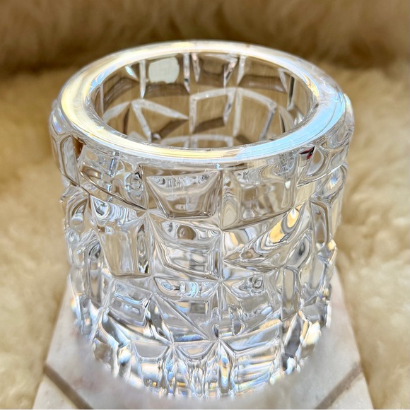 Tiffany & Co Rock Cut Crystal Votive Candle Holder - Picture 3 of 8